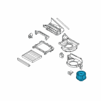 OEM 2017 Kia Optima Motor & Fan Assembly-A/C Diagram - 97113A8000