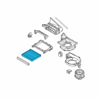 OEM Kia Optima Premium Cabin Air Filter Diagram - D5C79AC000