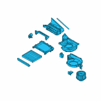 OEM Kia Optima Blower Unit Diagram - 97207A8030