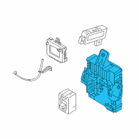 OEM 2019 Hyundai Sonata Instrument Panel Junction Box Assembly Diagram - 91955-E6110