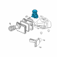 OEM 2000 Pontiac Grand Prix Throttle Body Assembly Diagram - 24507241