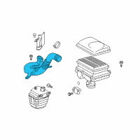 OEM Toyota Prius Air Inlet Duct Diagram - 17751-21120