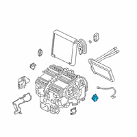 OEM Infiniti Air Mix Actuator Assembly Diagram - 27732-5NA1A