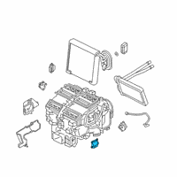 OEM 2019 Infiniti QX50 Air Mix Actuator Assembly Diagram - 27731-5NA0A