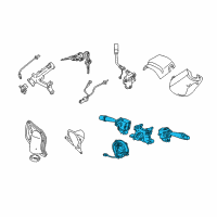 OEM 2000 Toyota Tundra Combo Switch Diagram - 84310-0C010