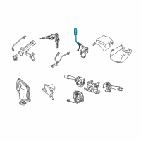 OEM 2002 Toyota Sequoia Shift Lever Diagram - 33055-0C020