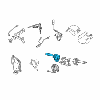 OEM 2003 Toyota Solara Wiper Switch Diagram - 84652-0C020