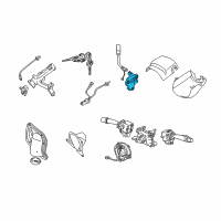 OEM 2003 Toyota Tundra Gear Shift Assembly Diagram - 33501-0C012