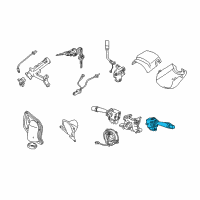 OEM 2000 Toyota Tundra Headlamp Switch Diagram - 84140-0C010