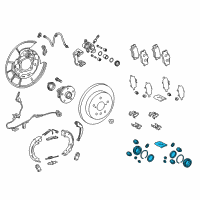 OEM 2018 Toyota Camry Seal Kit Diagram - 04479-0E102