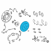 OEM 2019 Toyota Camry Rotor Diagram - 42431-06220