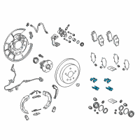 OEM 2020 Toyota Camry Hardware Kit Diagram - 04948-33050