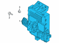 OEM 2022 Kia Seltos Instrument Junction Box Assembly Diagram - 91952Q5380