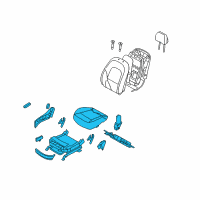 OEM 2011 Hyundai Veracruz Cushion Assembly-Front Seat, Passenger Diagram - 88106-3J411-WKH