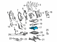 OEM 2020 Chevrolet Corvette Passenger Discriminating Sensor Diagram - 85159512
