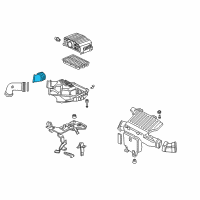 OEM 2004 Honda Civic Tube B, Air Cleaner Diagram - 17212-PZA-000