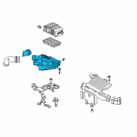 OEM 2004 Honda Civic Case Set, Air Cleaner Diagram - 17204-PZA-000
