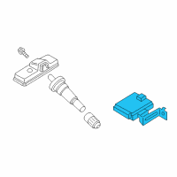 OEM Hyundai Sonata Tpms Tire Presure Control Module Diagram - 95800-C2000