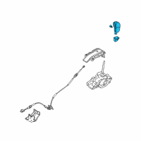 OEM 2010 Lincoln MKZ Shift Knob Diagram - 8A5Z-7213-A