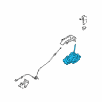 OEM 2009 Lincoln MKS Shifter Diagram - 8A5Z-7210-CA