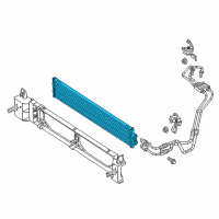 OEM 2014 Ram ProMaster 1500 Transmission Oil Cooler Diagram - 68188998AA