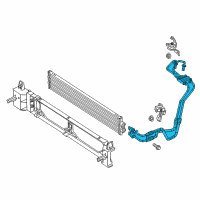 OEM 2021 Ram ProMaster 2500 Tube-Oil Cooler Pressure And Ret Diagram - 52014862AD