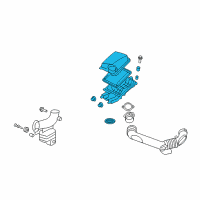 OEM 2010 Chevrolet Malibu Air Cleaner Body Diagram - 15908466