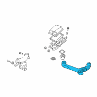 OEM 2007 Pontiac G6 Duct Asm-Air Cleaner Outlet Diagram - 25779793