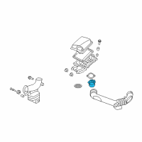 OEM 2010 Pontiac G6 Sensor Asm, Mass Airflow Diagram - 19351887