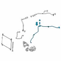 OEM Lexus RX350 Tube & Accessory Assembly Diagram - 88710-0E280