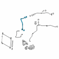 OEM 2022 Lexus RX350L Hose Sub-Assy, Suction Diagram - 88704-0E260