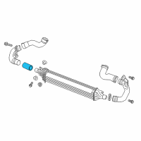 OEM 2018 Infiniti Q60 Hose Air Inlet Diagram - 14463-1BY1A