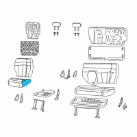 OEM 2003 Ford F-150 Cushion Diagram - 1L3Z-1663840-AA