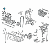 OEM Honda CR-Z Cap Assembly, Oil Filler Diagram - 15610-RP3-A00