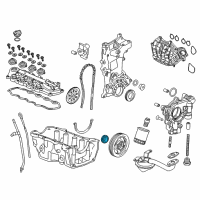 OEM Honda CR-Z Sprocket, Cam Chain Drive Diagram - 13621-RB0-003