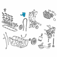 OEM Honda Civic Slider, Cam Chain Tensioner Diagram - 14512-RW0-000