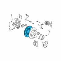 OEM 2000 BMW 540i Protection Plate Left Diagram - 34-21-1-162-773