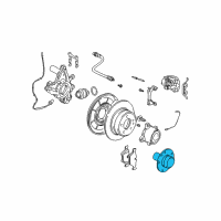 OEM 1997 BMW 540i Drive Flange Hub Diagram - 33-41-1-093-371