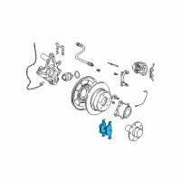 OEM BMW 525i Disc Brake Pad Repair Kit Diagram - 34-21-6-761-281