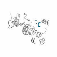 OEM BMW 540i Calliper Carrier Diagram - 34-21-1-163-648
