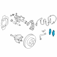 OEM 2010 Nissan 370Z Front Brake Pads Kit Diagram - D1060-JL00B