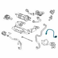 OEM 2016 Cadillac ELR Upper Oxygen Sensor Diagram - 55584585