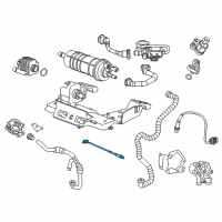 OEM 2014 Cadillac ELR Lower Oxygen Sensor Diagram - 12612430