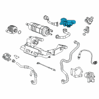 OEM 2014 Cadillac ELR Vent Control Solenoid Diagram - 25949410