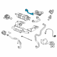 OEM 2011 Chevrolet Volt Canister Hose Diagram - 22788016