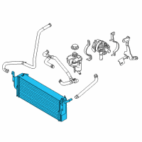 OEM 2013 Ford Mustang Intercooler Diagram - DR3Z-8K226-A