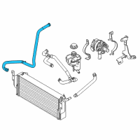 OEM 2014 Ford Mustang Inlet Hose Diagram - DR3Z-8D030-A