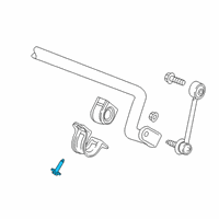 OEM GMC Bracket Bolt Diagram - 11588738