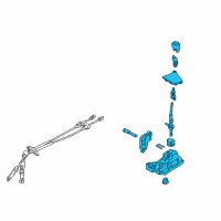 OEM 2014 Hyundai Elantra Coupe Lever Assembly-Manual Transmission Diagram - 43700-3X520