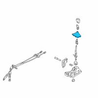 OEM Hyundai Elantra Coupe Boot Assembly-Shift Lever Diagram - 84632-3XAA0